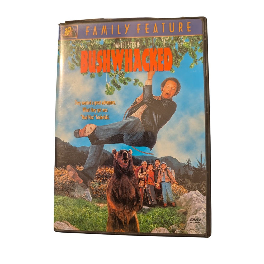 Bushwhacked DVD 2002 Daniel Stern 20th Century Fox Family Comedy Movie Disc